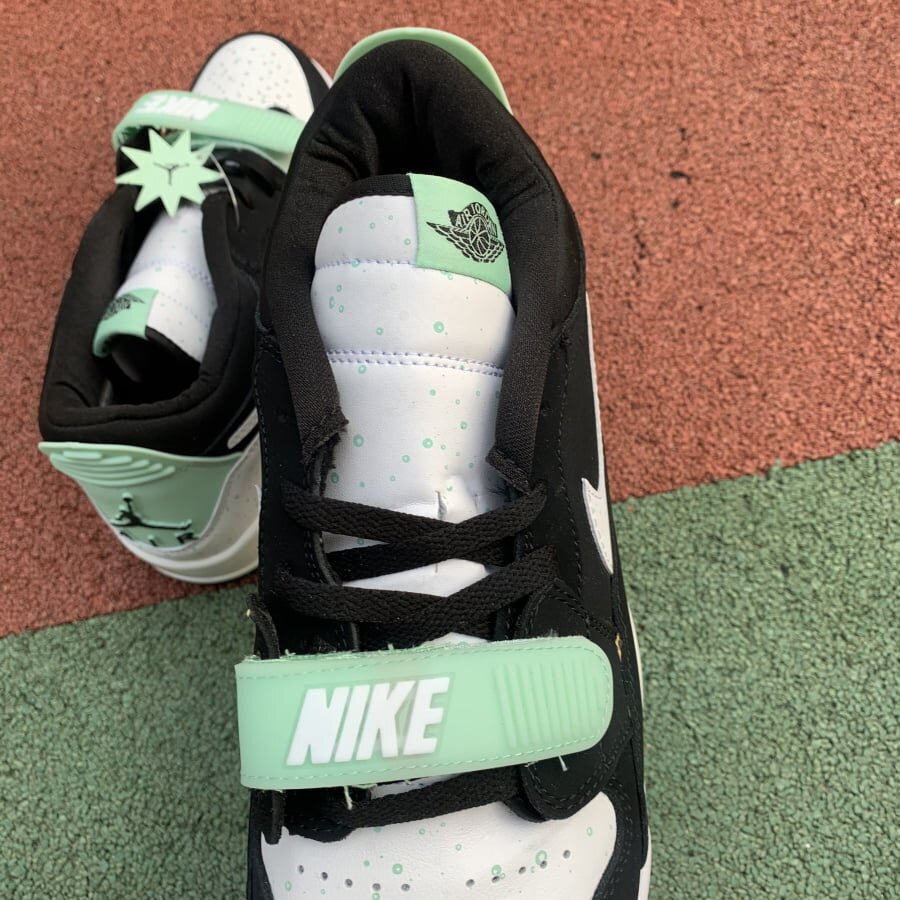 AJ Legacy 312 Low Black White Teal Tint - Image 7