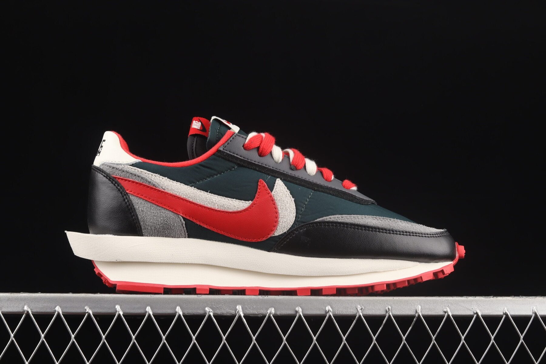 LD Waffle, Sacai Undercover Midnight Spruce University Red - Image 3