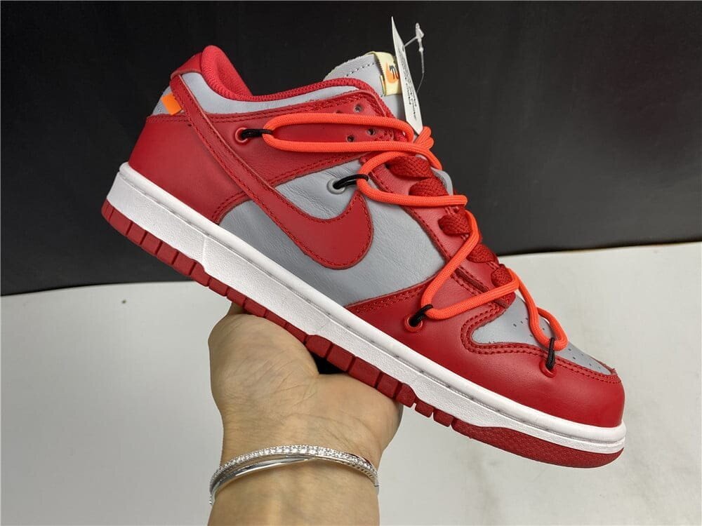 Dunk Low Off-White University Red - Image 19