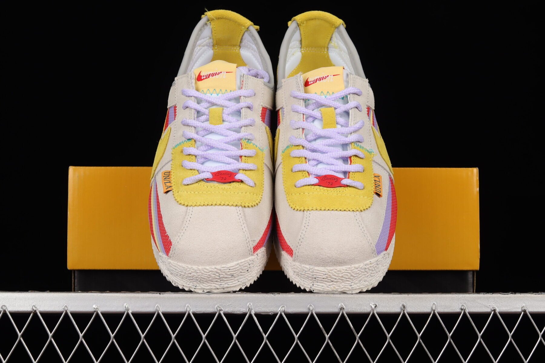 Union x Cortez Yellow Purple Red - Image 9