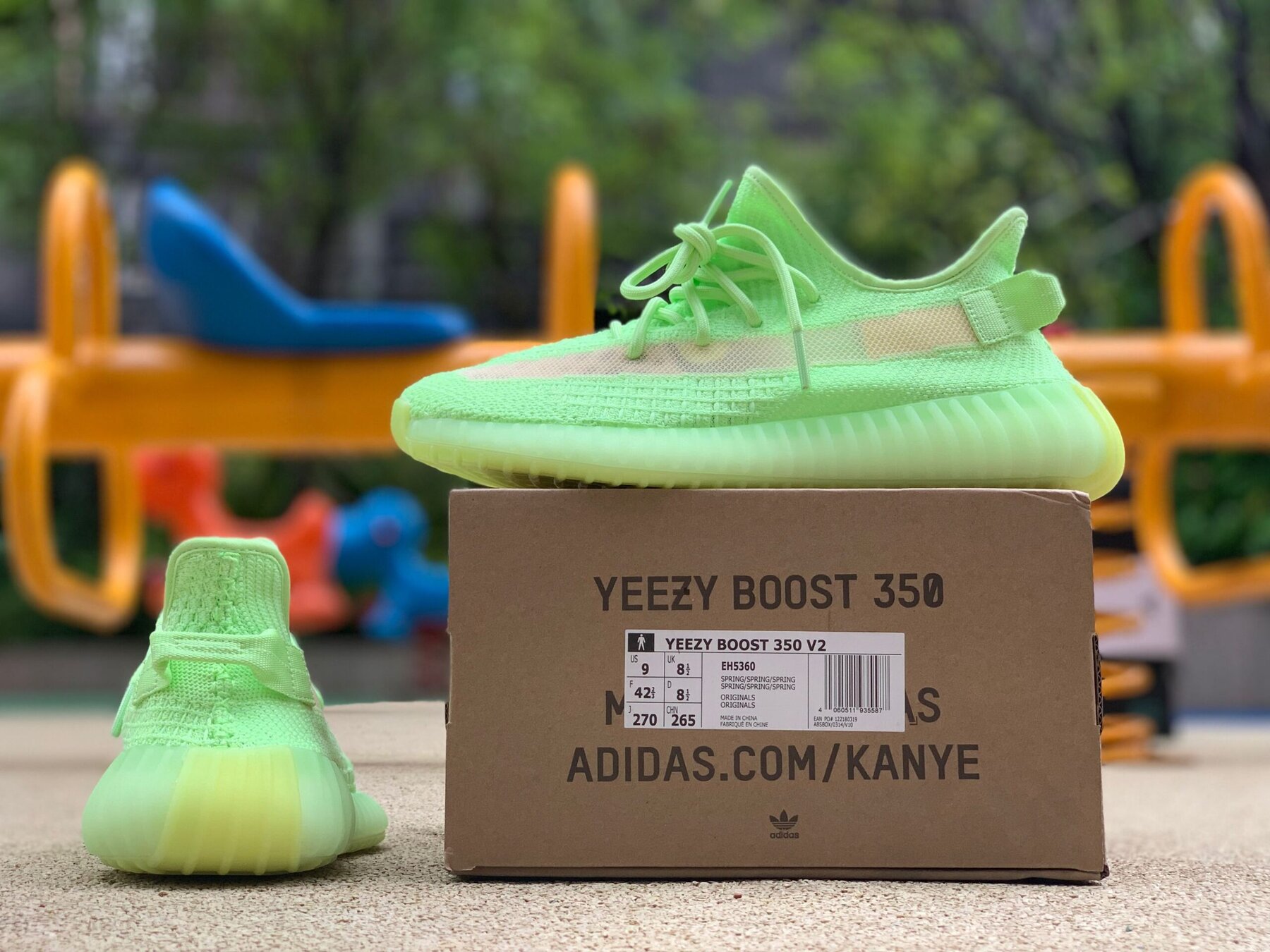 Adidas Yeezy Boost 350 V2 Glow - Image 8