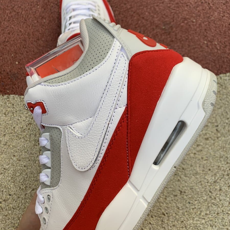 AJ3 Retro Tinker White University Red - Image 4