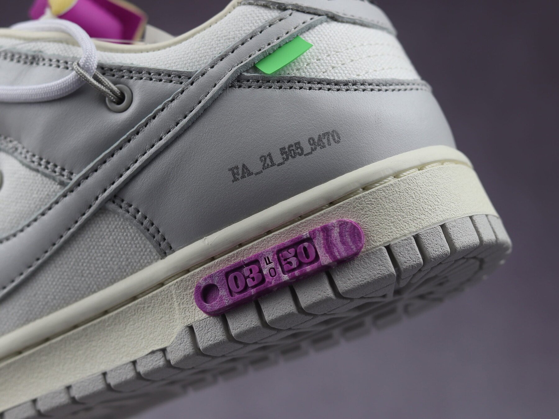 Off White Dunk Low Lot 3 - Image 7