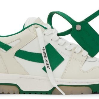 Women's Off-White Out Of Office 'OOO' Green Tan