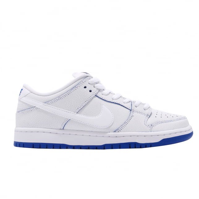 SB Dunk Low Premium White Game Royal - Image 2