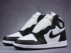 AJ1 Retro Black White - Image 6