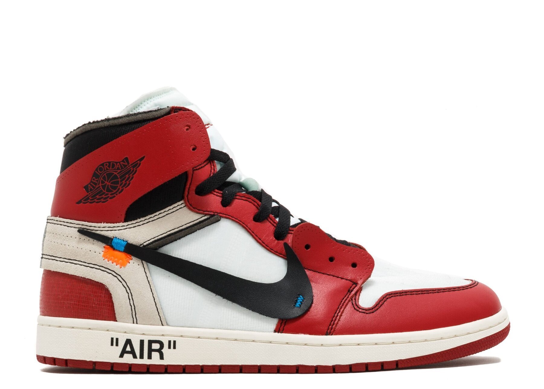 OFF WHITE AJ1 Chicago Red Extended Size - Image 2