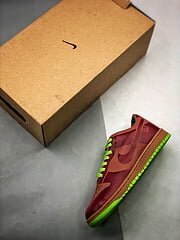 Dunk Low 1-Piece Laser Varsity Red Chartreuse - Image 3