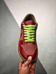 Dunk Low 1-Piece Laser Varsity Red Chartreuse - Image 4