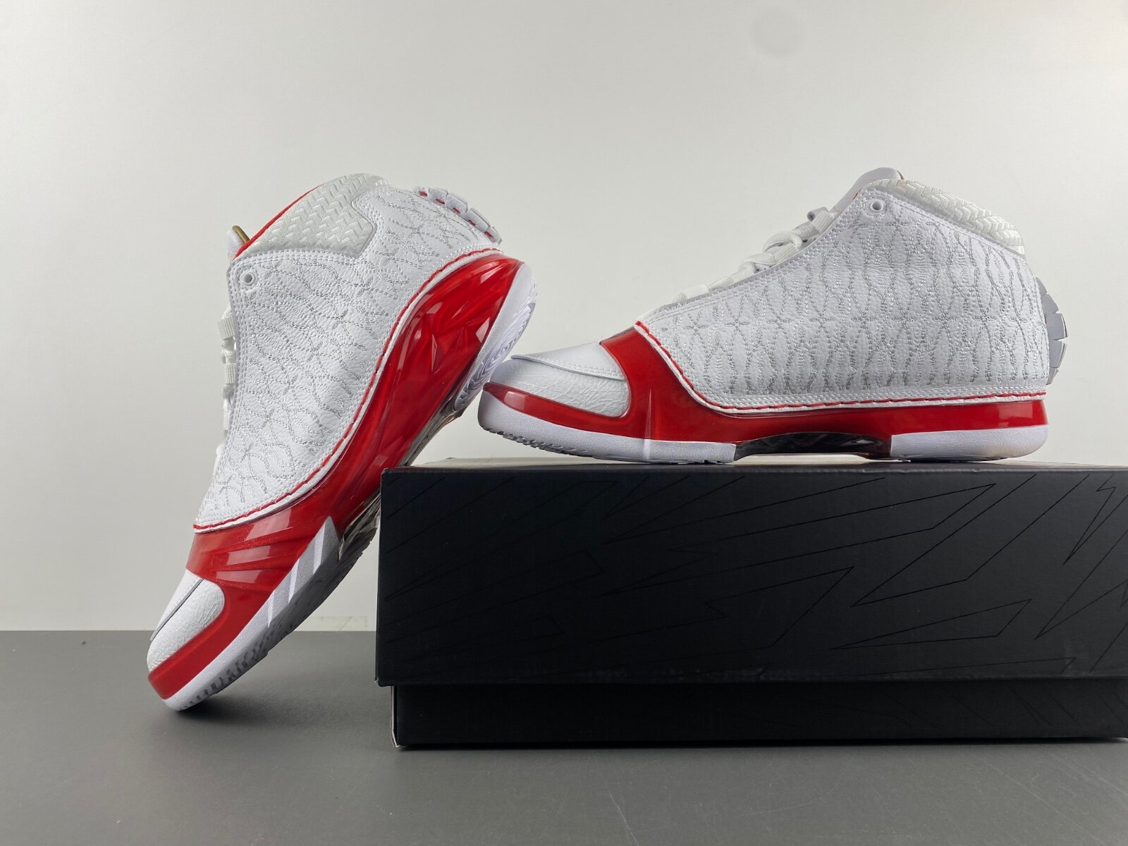 AJ23 White Varsity Red - Image 6