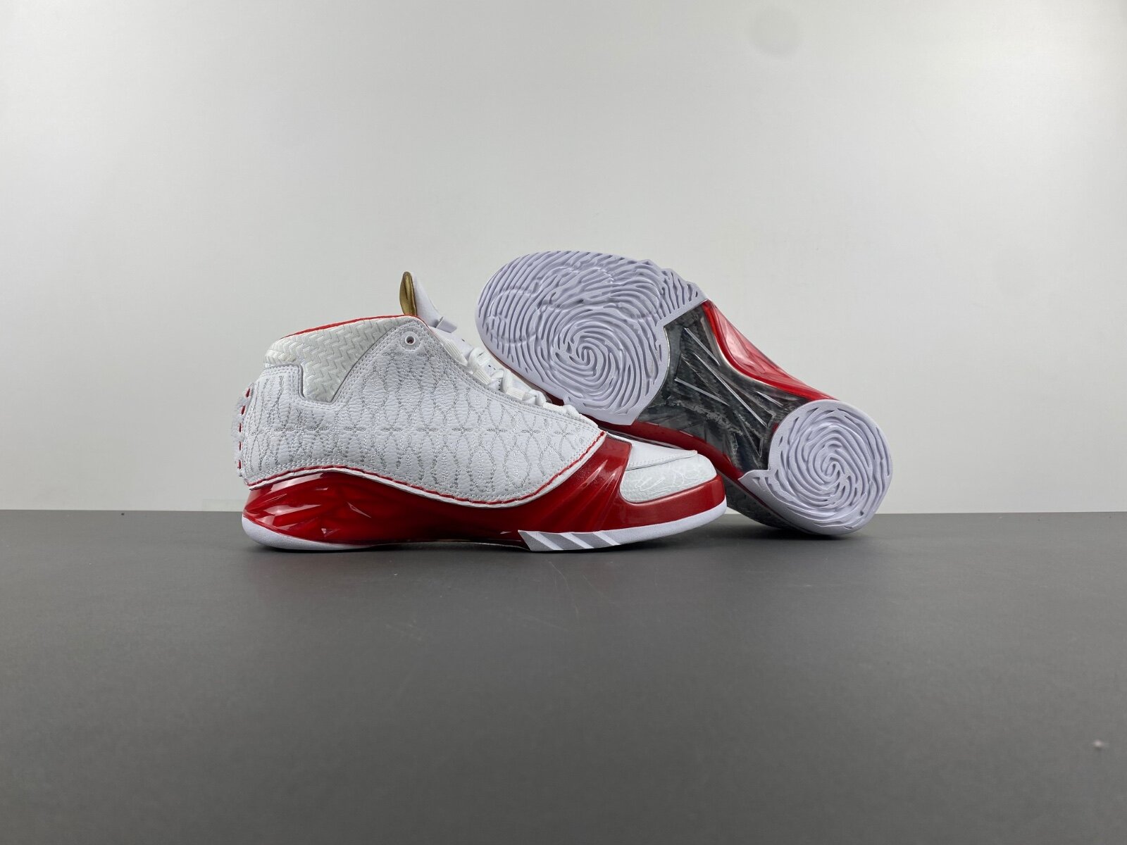 AJ23 White Varsity Red - Image 7