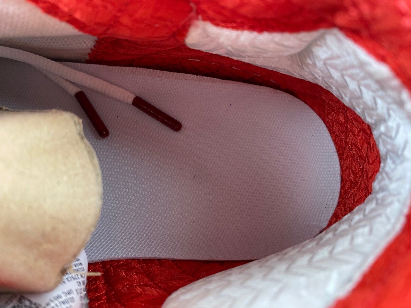 AJ23 White Varsity Red - Image 8