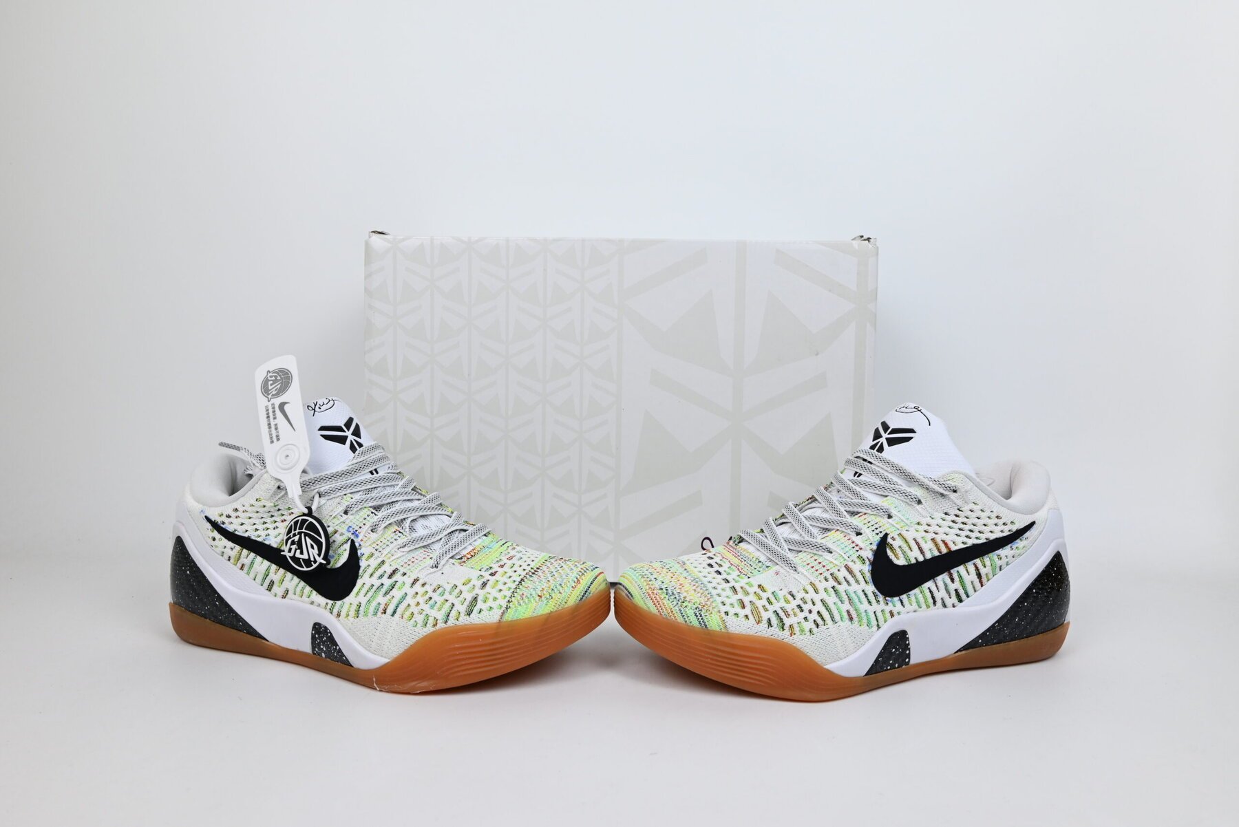 Kobe 9 Elite Premium Low HTM Milan White Multi-Color - Image 3