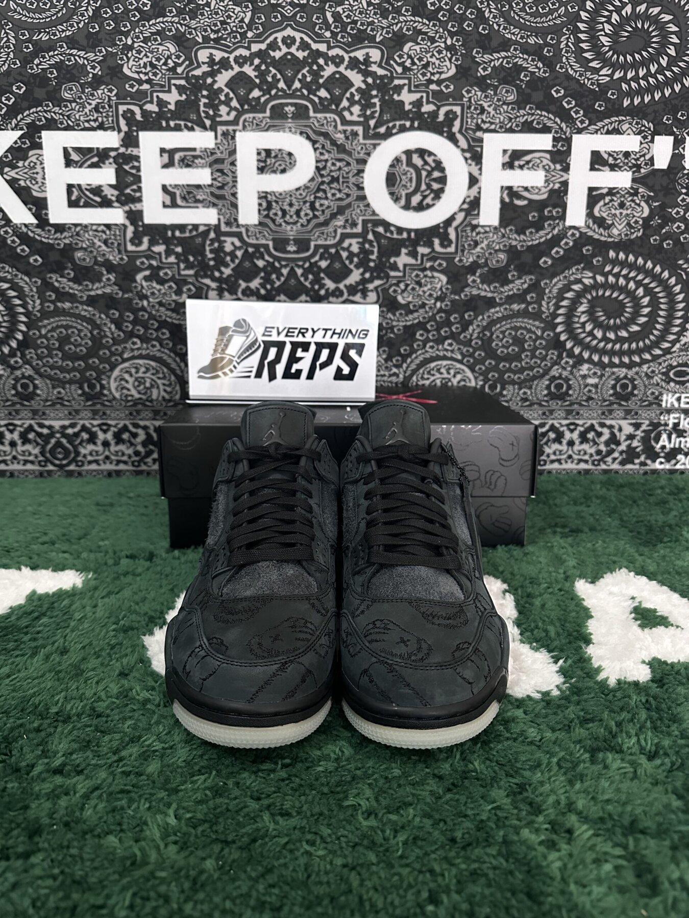 AJ4 Retro Kaws Black - Image 3