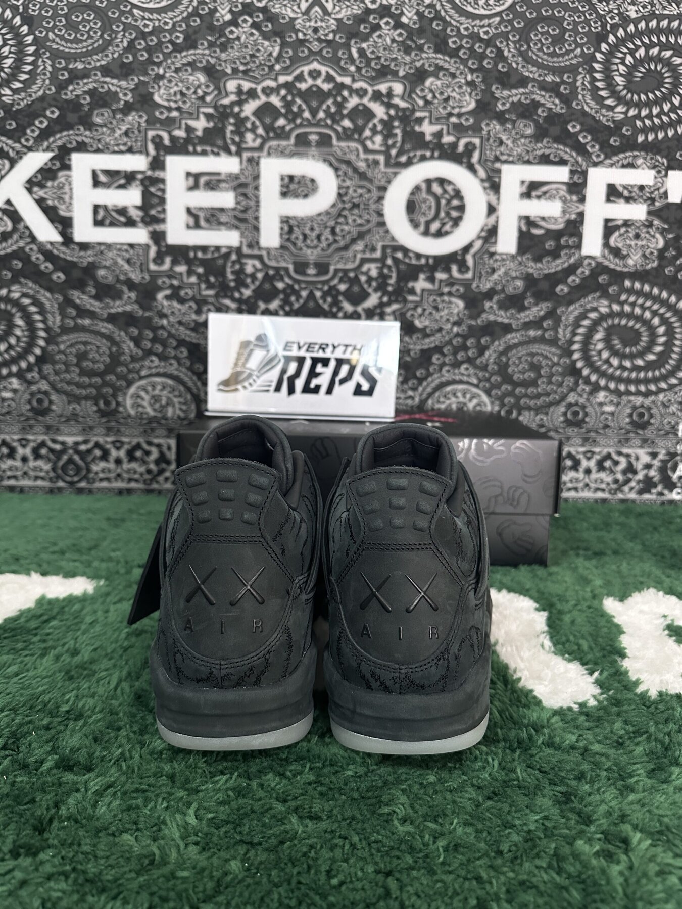 AJ4 Retro Kaws Black - Image 5