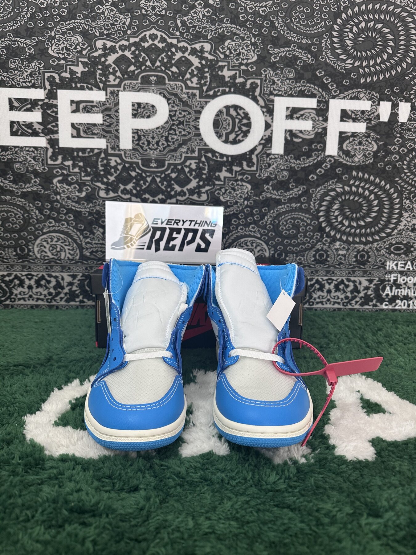 AJ1 Retro High Off-White University Blue - Image 10
