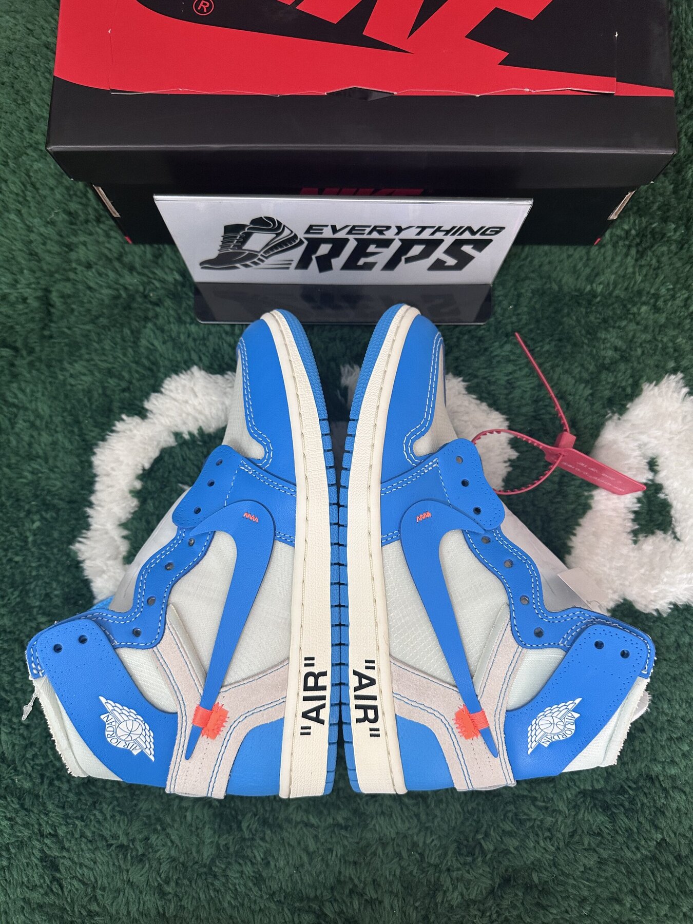 AJ1 Retro High Off-White University Blue - Image 2