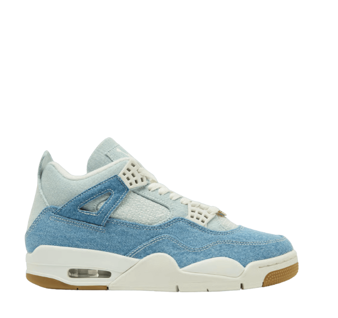 AJ4 Denim “Worn Blue”