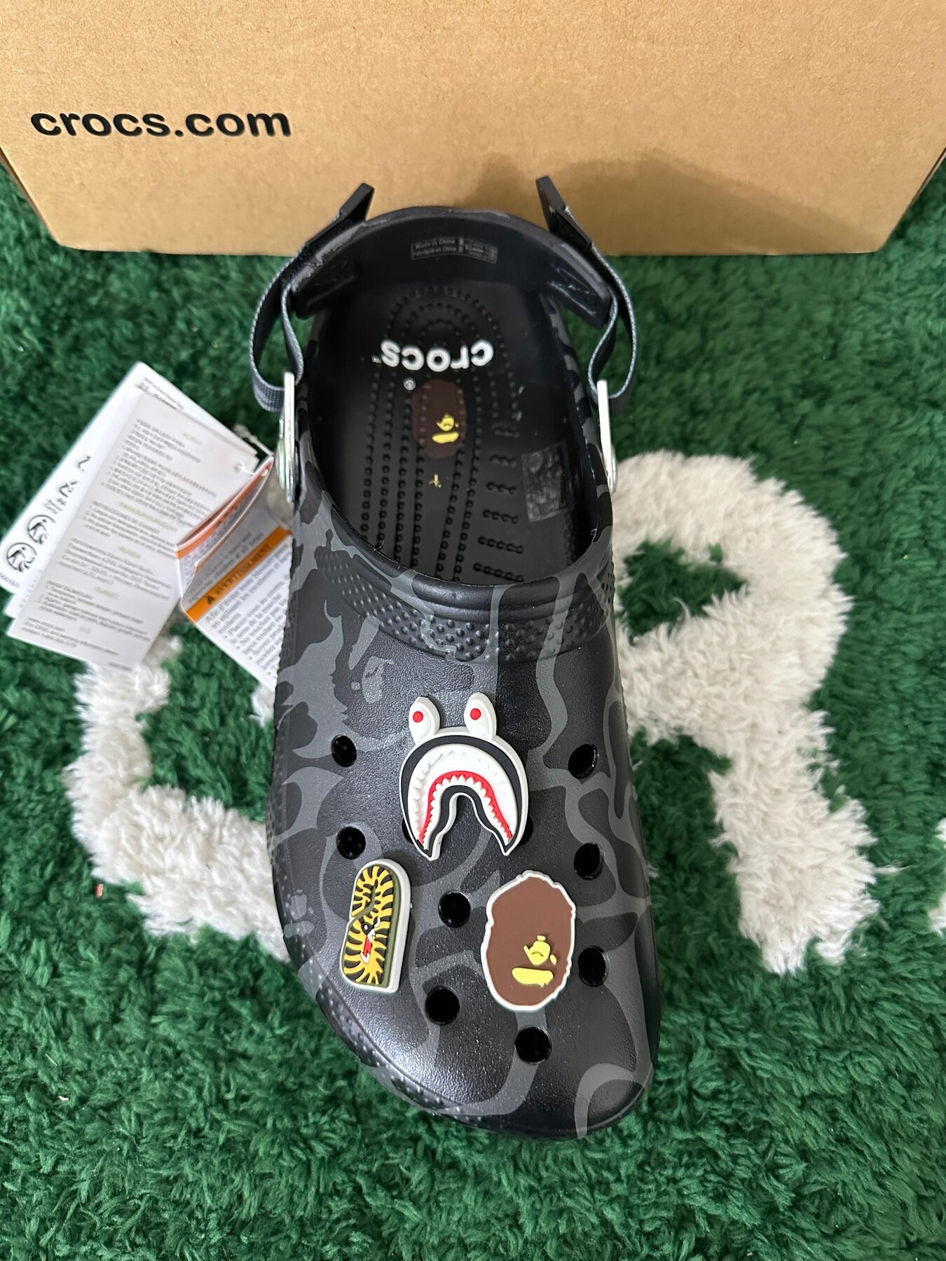 Crocs Classic Clog A Bathing Ape ABC Camo Black - Image 2