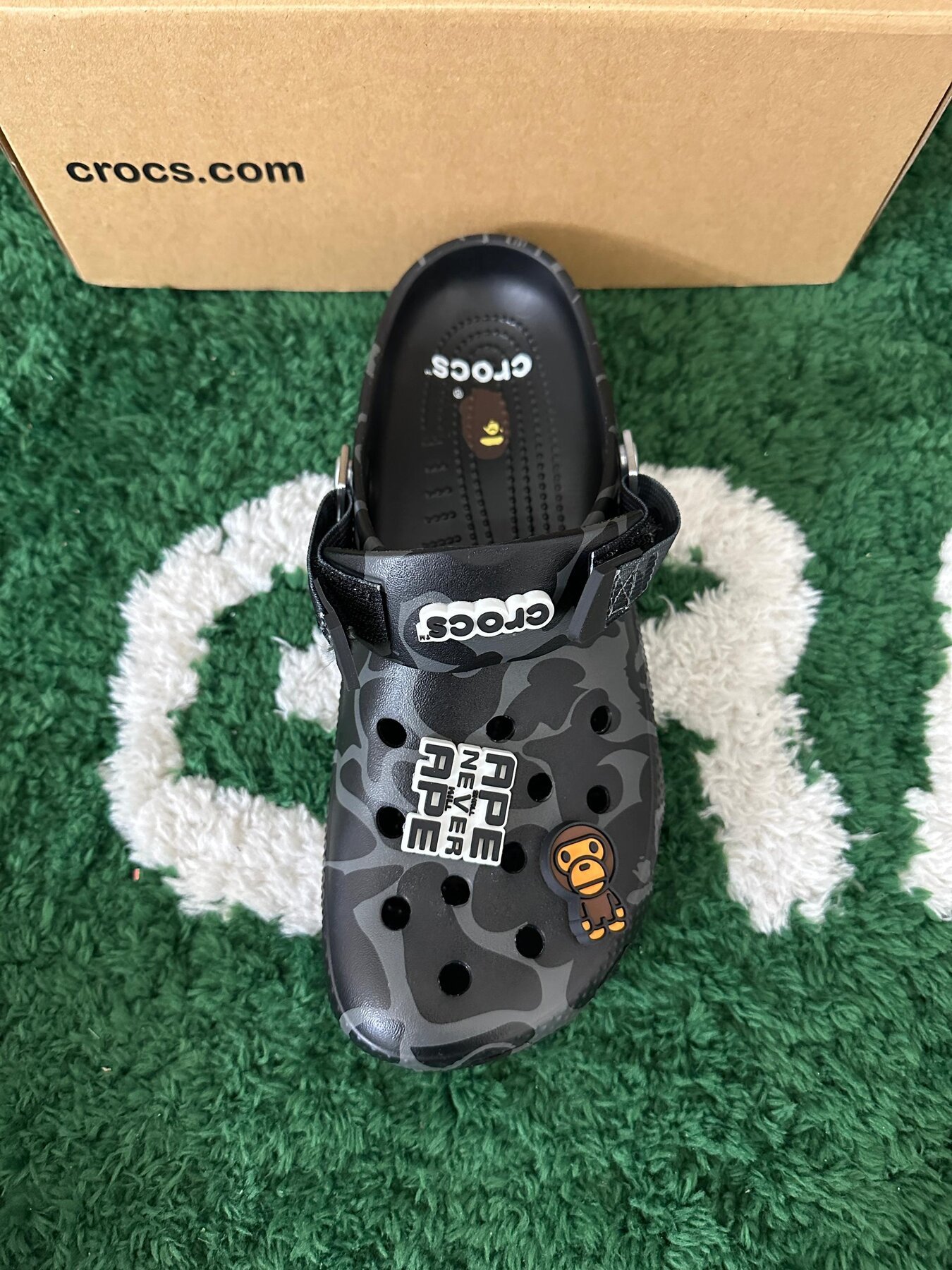 Crocs Classic Clog A Bathing Ape ABC Camo Black - Image 3