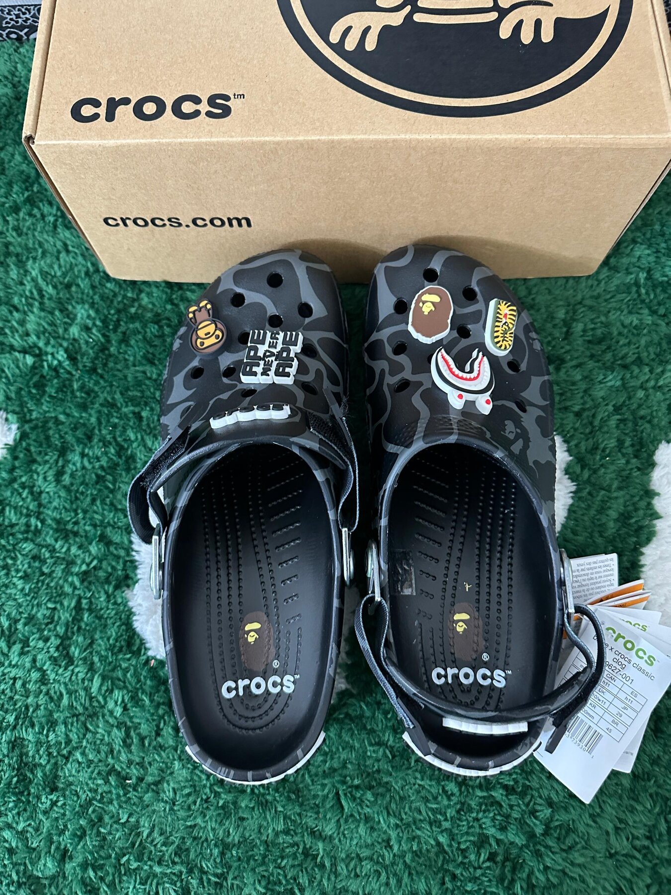 Crocs Classic Clog A Bathing Ape ABC Camo Black - Image 4