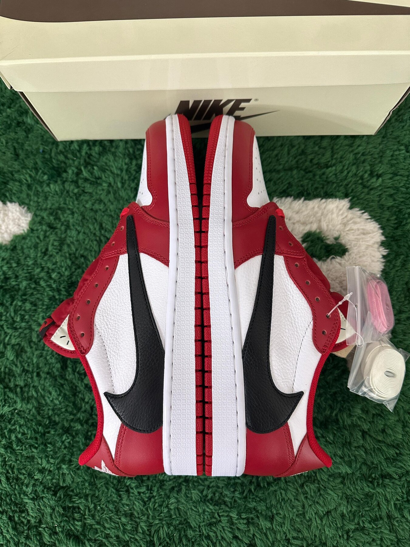 TS x AJ1 Low OG "Chicago" Custom - Image 8