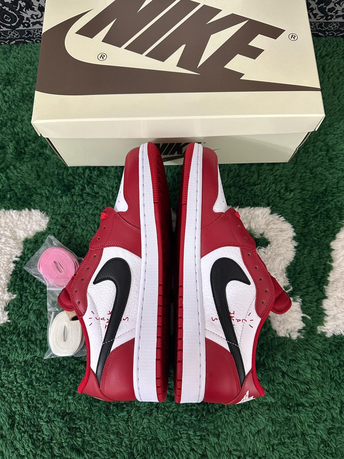 TS x AJ1 Low OG "Chicago" Custom - Image 7