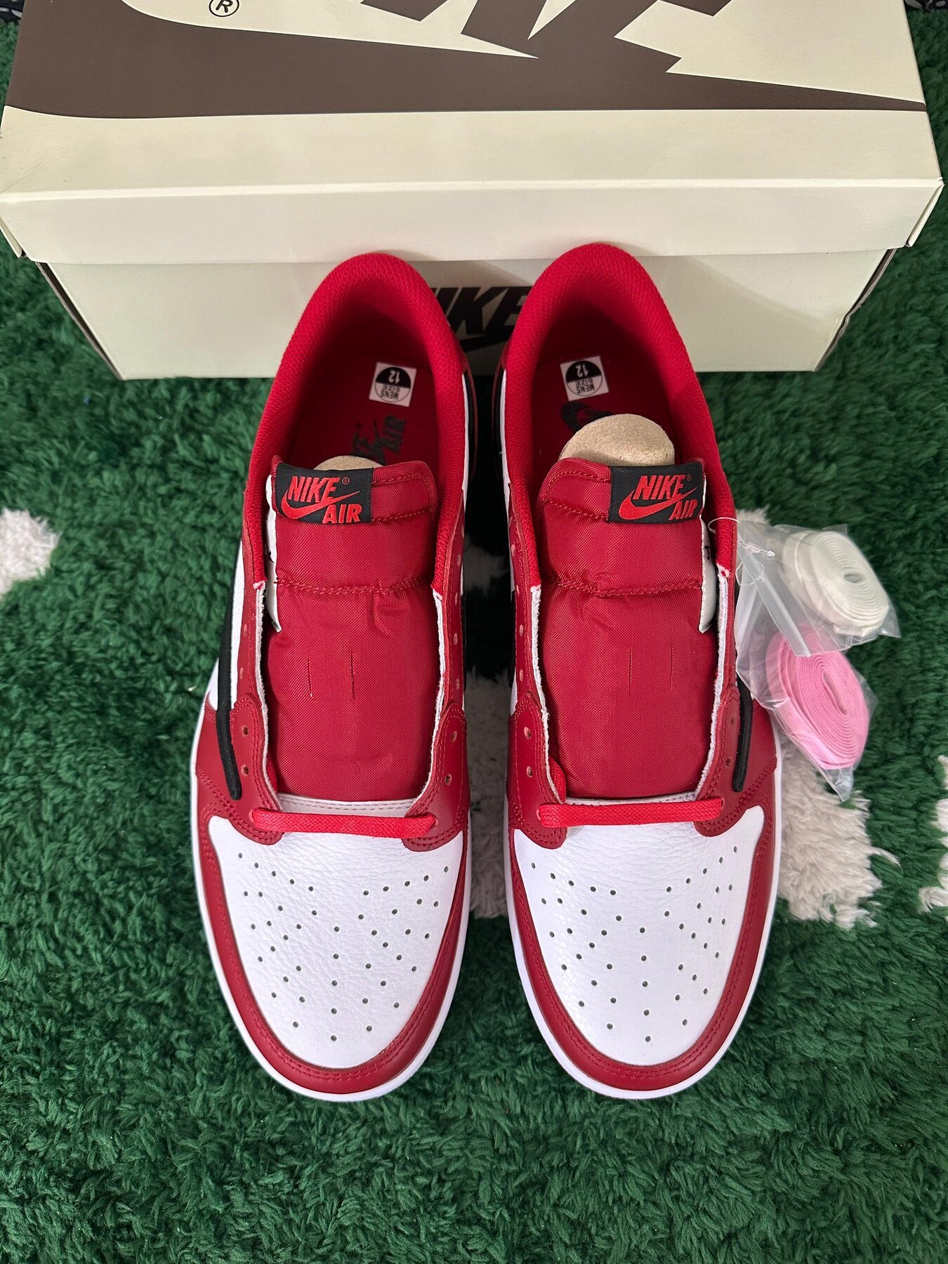 TS x AJ1 Low OG "Chicago" Custom - Image 4
