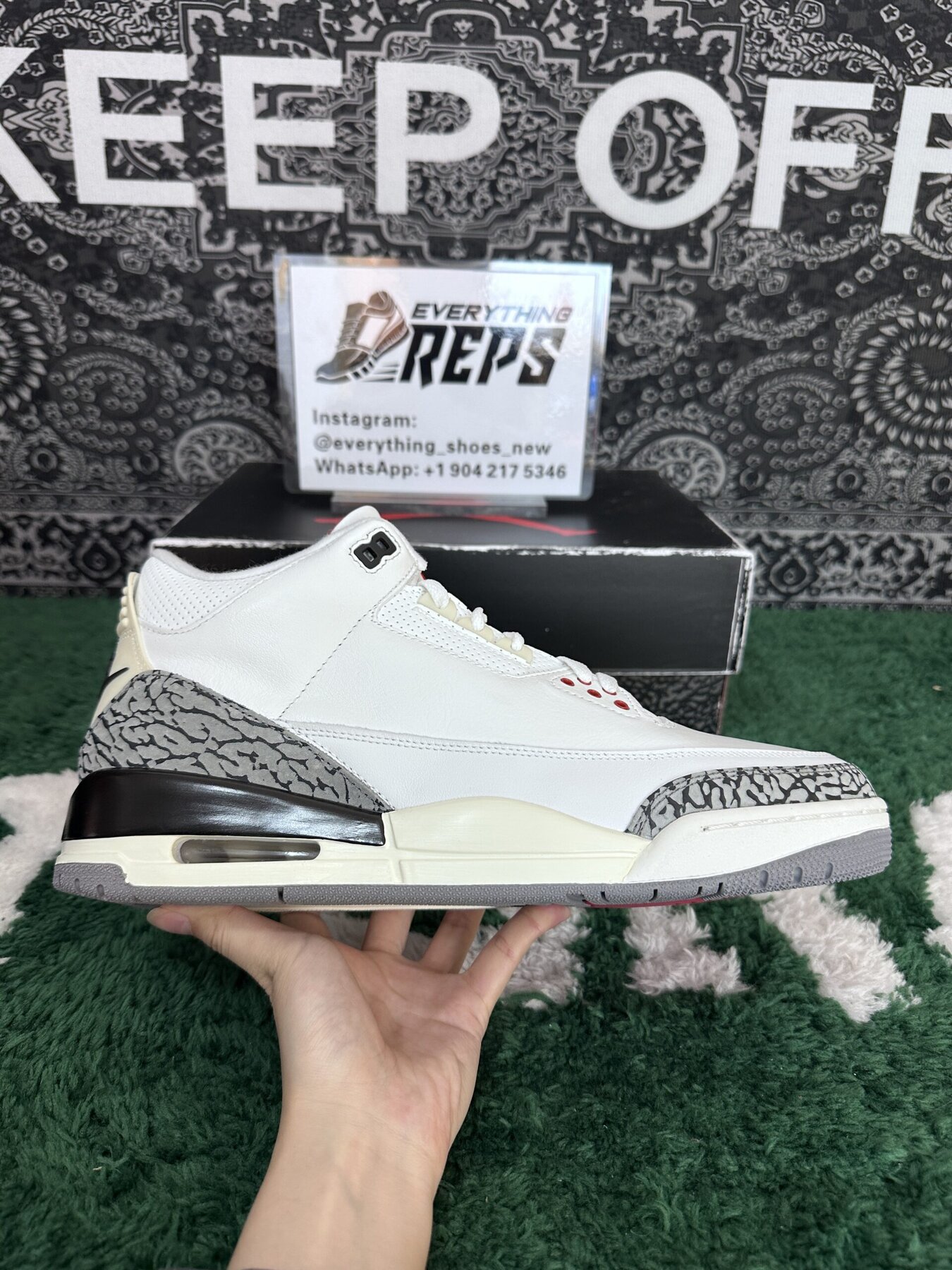 AJ3 Retro White Cement Reimagined - Image 8