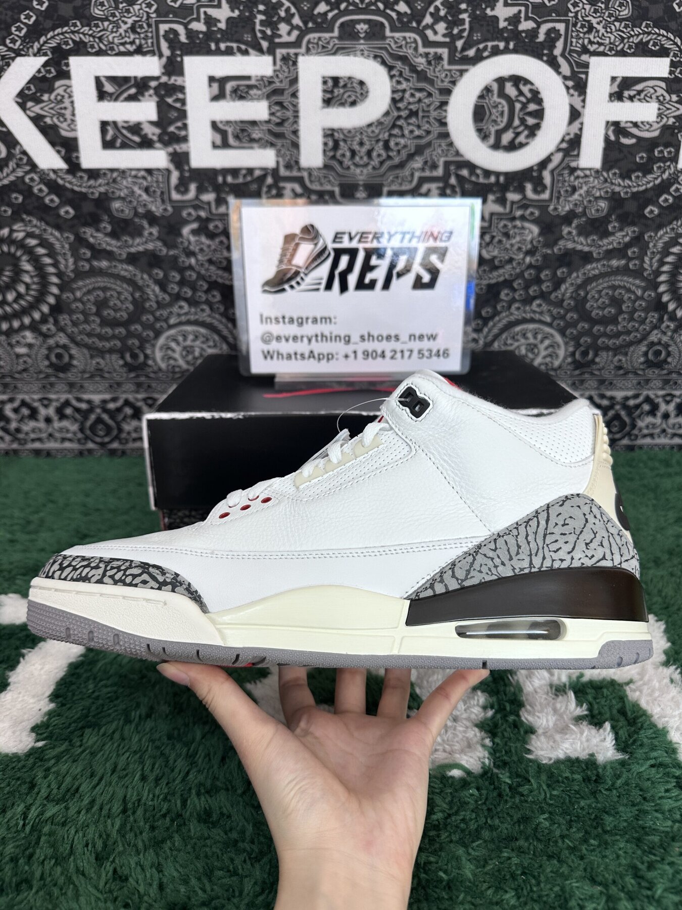 AJ3 Retro White Cement Reimagined - Image 9