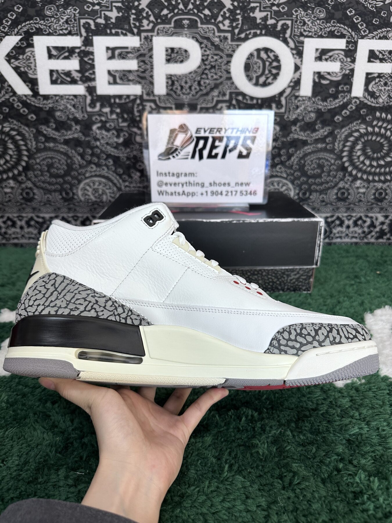 AJ3 Retro White Cement Reimagined - Image 3