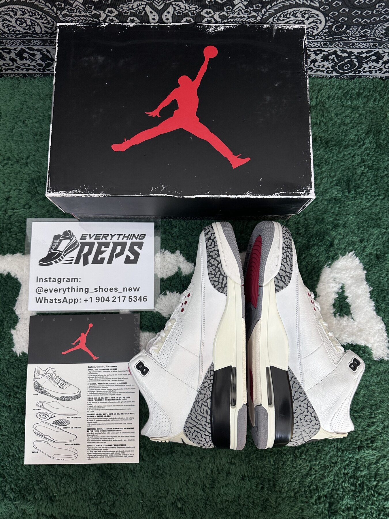 AJ3 Retro White Cement Reimagined - Image 2
