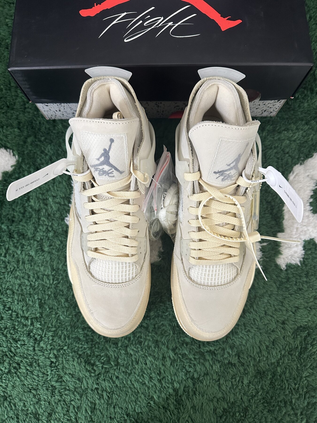AJ4 Retro Off-White Sail - Image 9