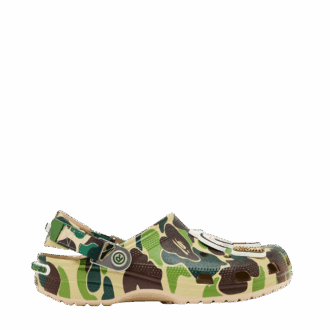 Crocs Classic Clog A Bathing Ape ABC Camo Green
