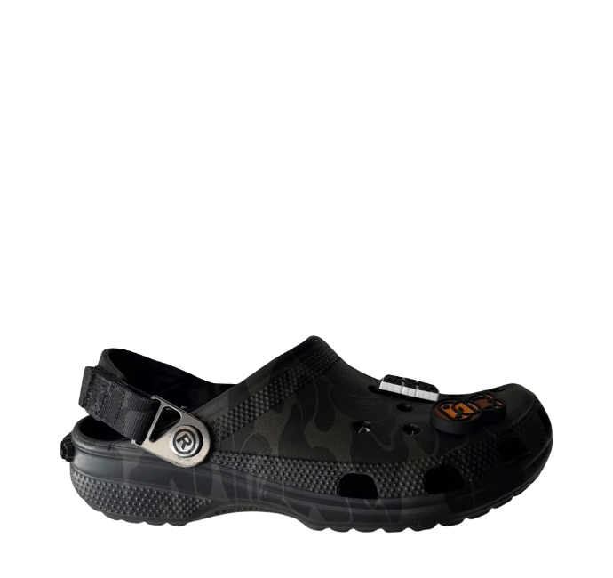 Crocs Classic Clog A Bathing Ape ABC Camo Black