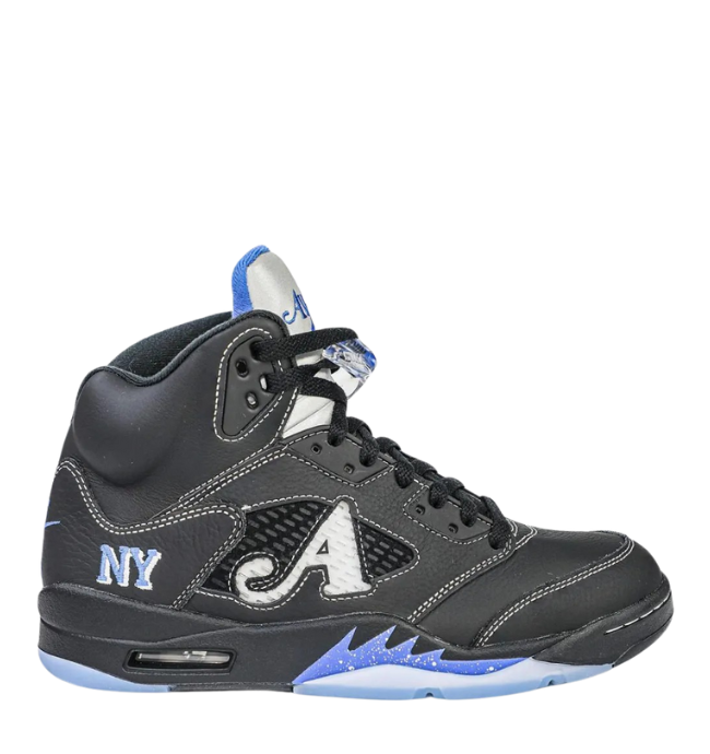AJ5 x Awake NY Black/Racer Blue
