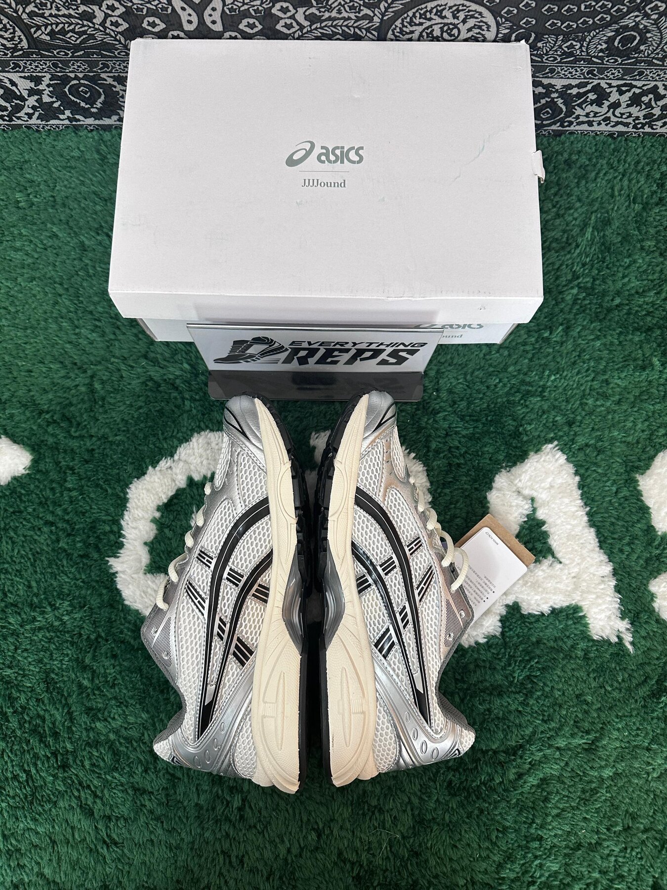 ASICS Gel-Kayano 14 JJJJound Silver Black - Image 2