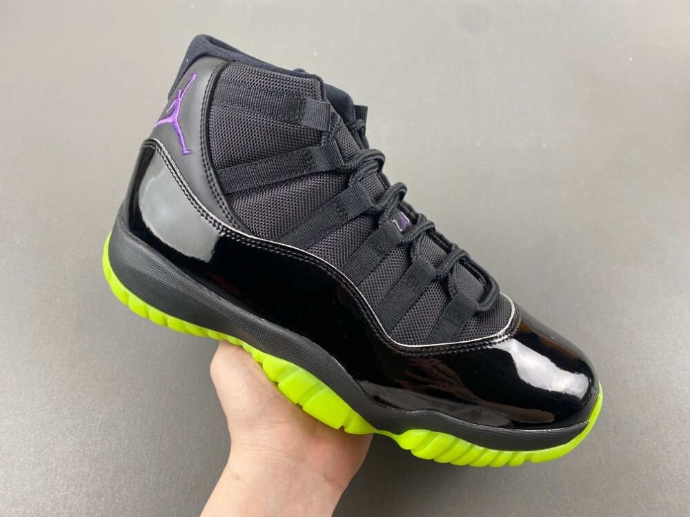 AJ11 'Black/Barely Volt' - Image 4
