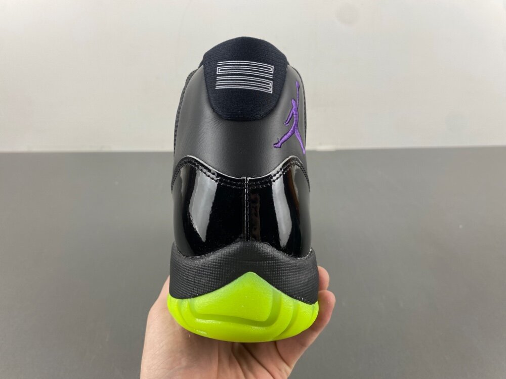AJ11 'Black/Barely Volt' - Image 2