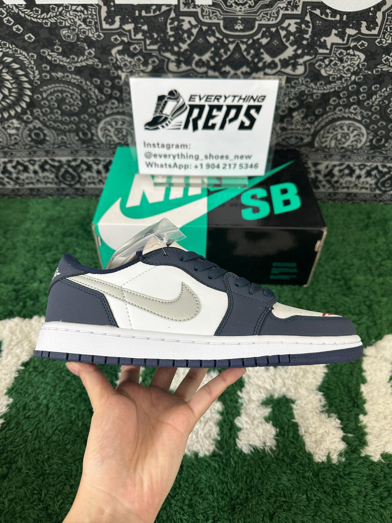 SB x AJ1 Low 'Midnight Navy Eric Koston - Image 9