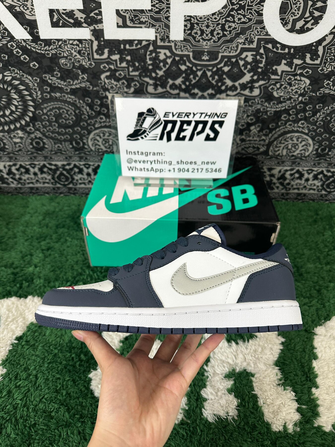 SB x AJ1 Low 'Midnight Navy Eric Koston - Image 8