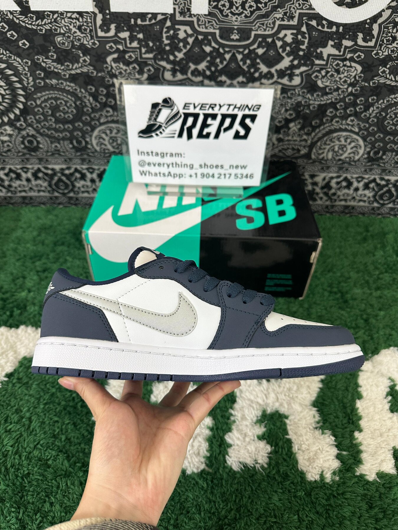SB x AJ1 Low 'Midnight Navy Eric Koston - Image 7