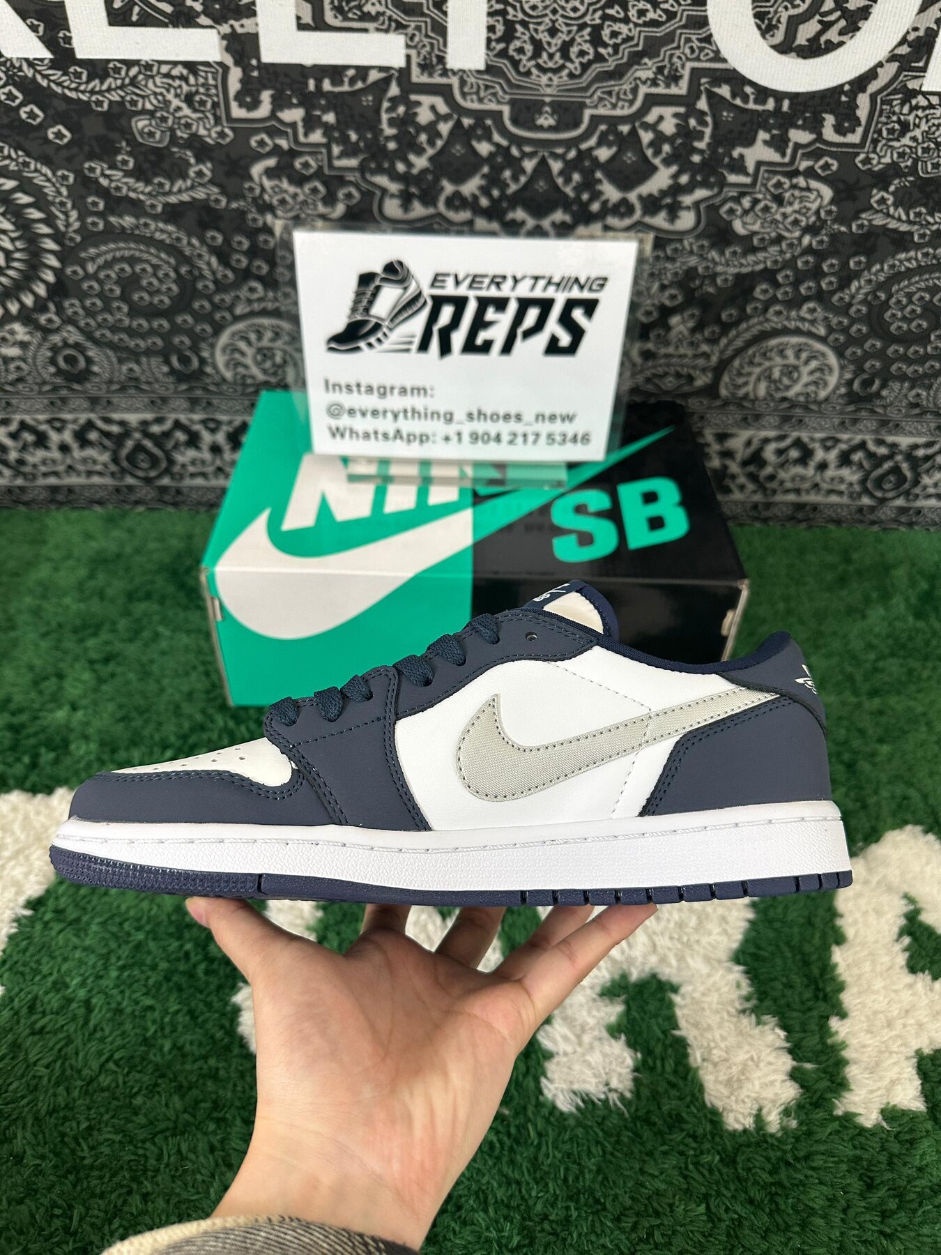 SB x AJ1 Low 'Midnight Navy Eric Koston - Image 4