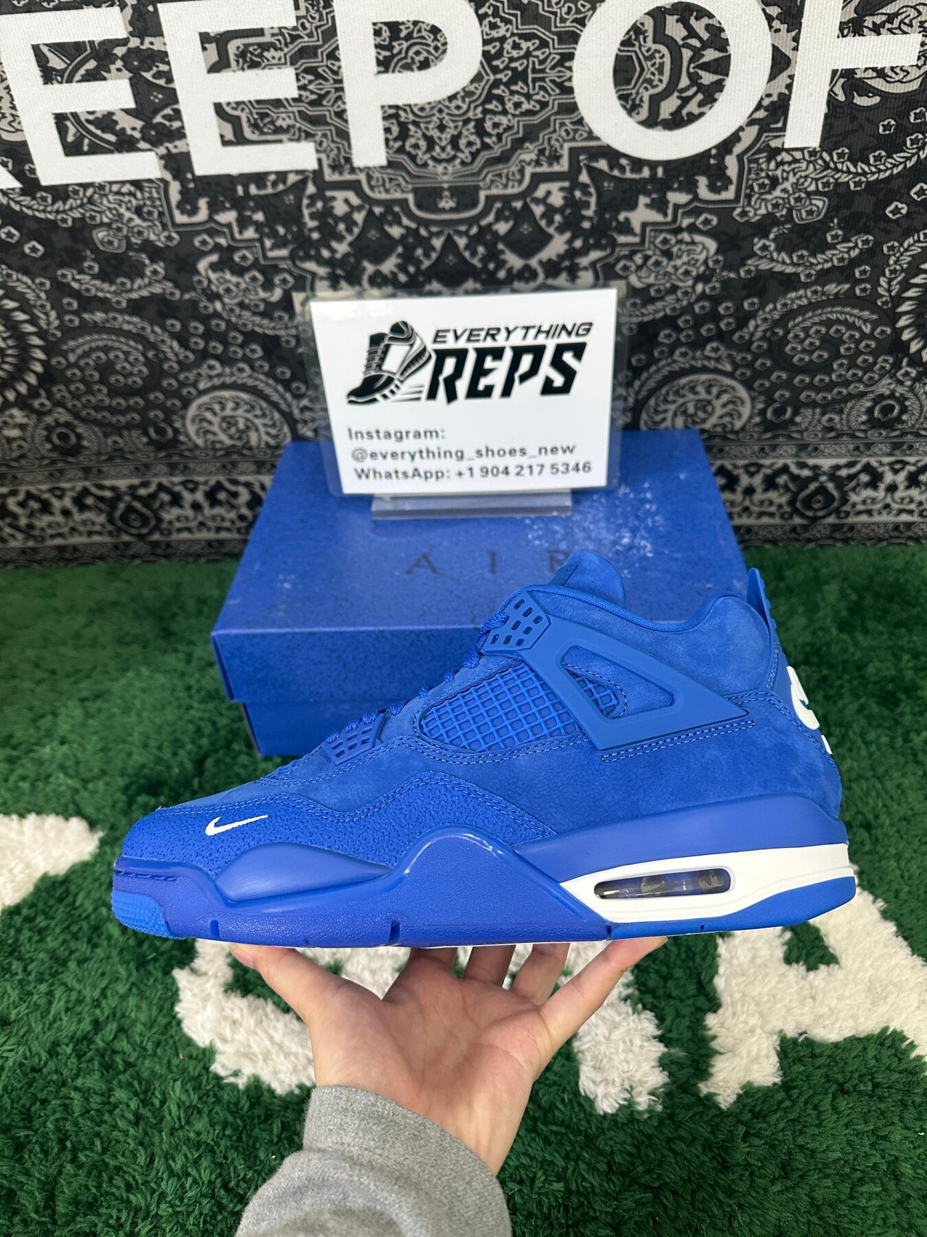 AJ4 Brick by Brick BLUE Edition - Image 8