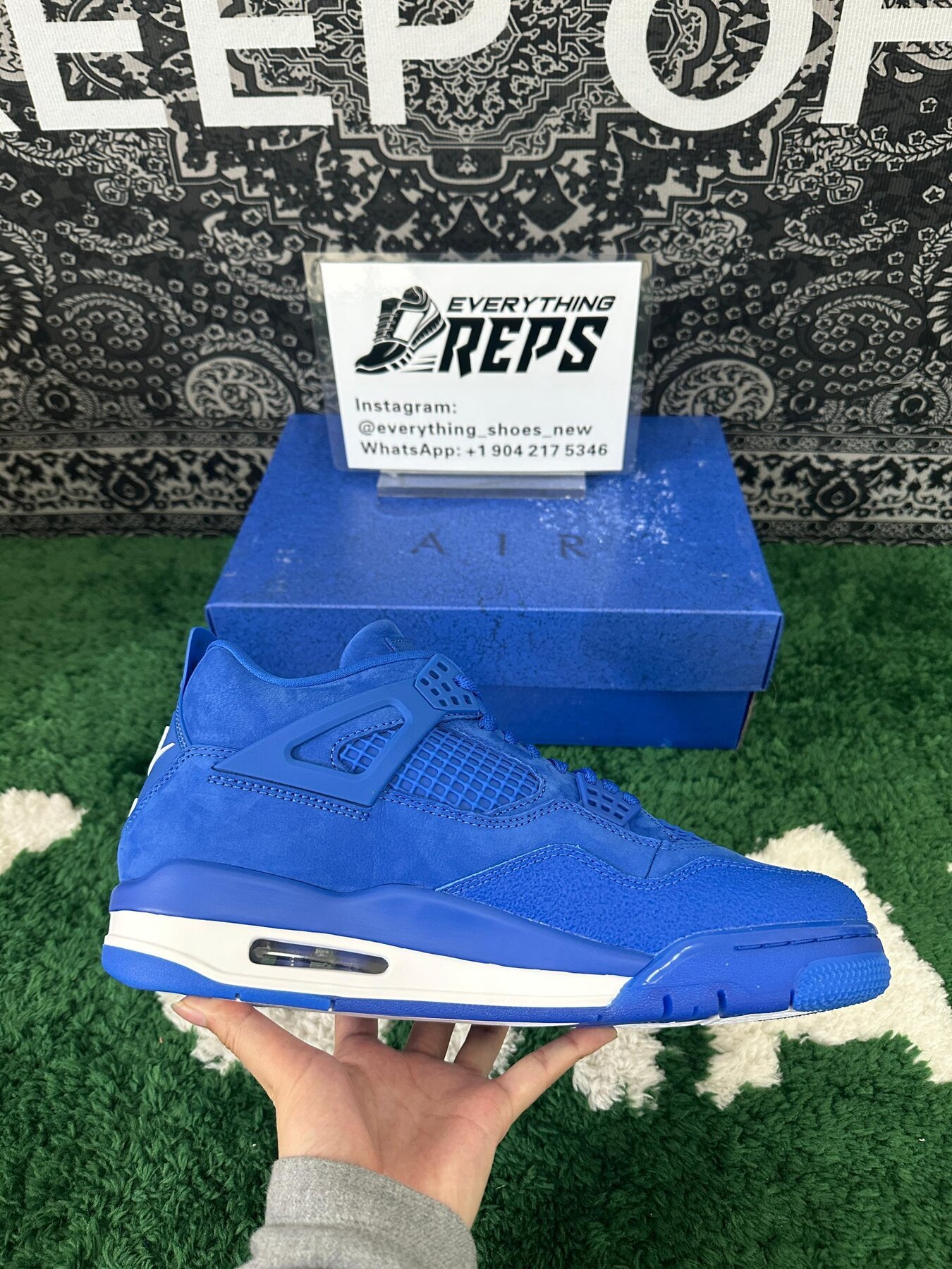 AJ4 Brick by Brick BLUE Edition - Image 6