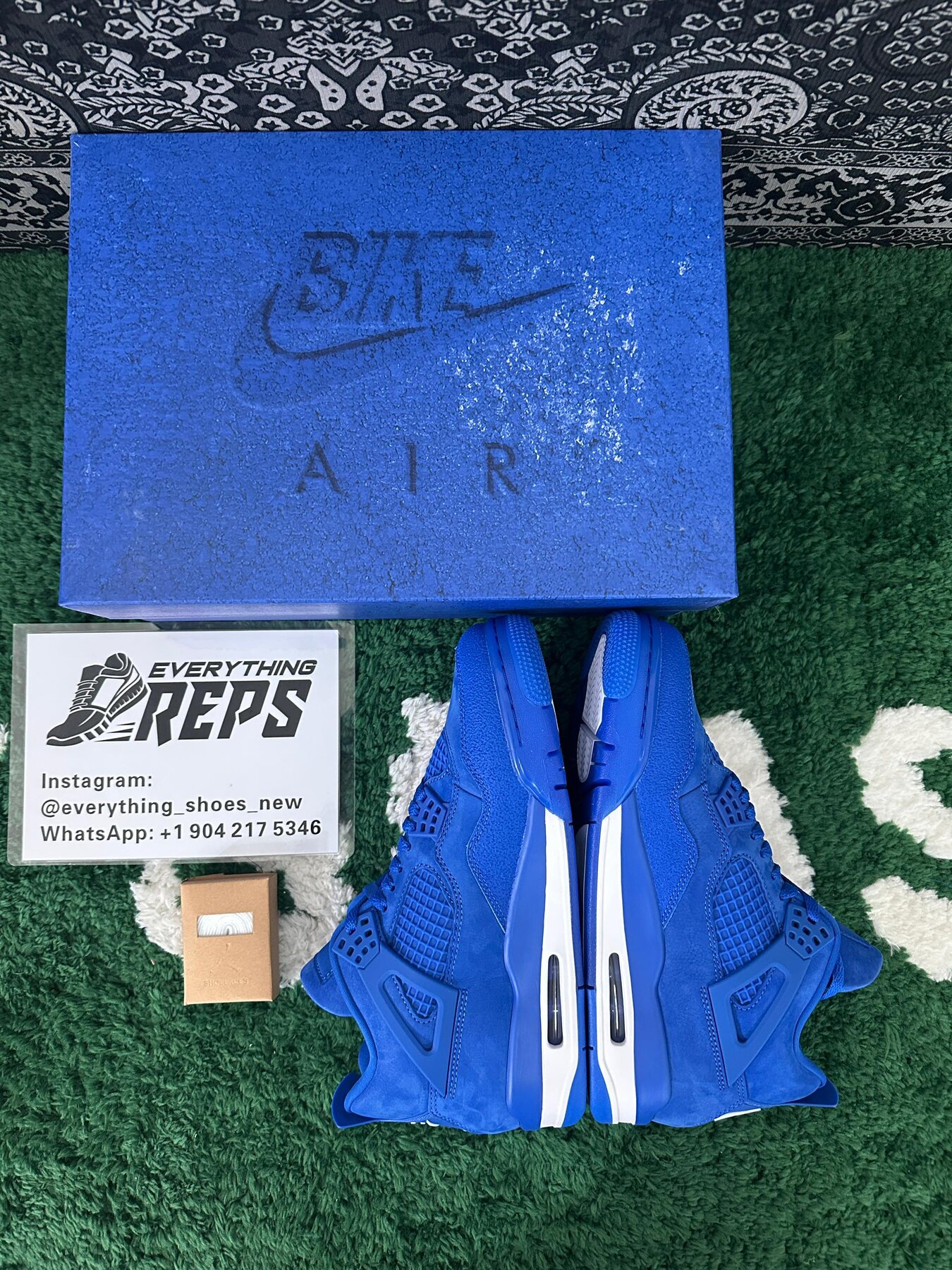 AJ4 Brick by Brick BLUE Edition - Image 5