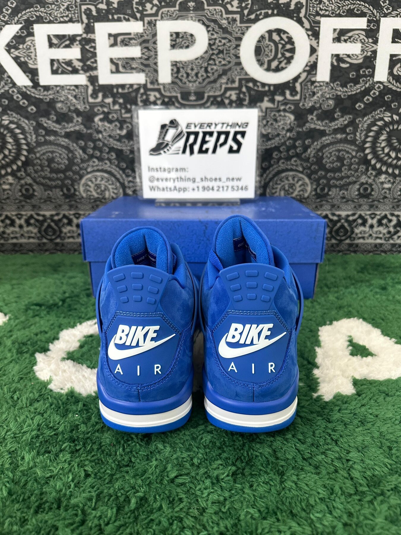 AJ4 Brick by Brick BLUE Edition - Image 4