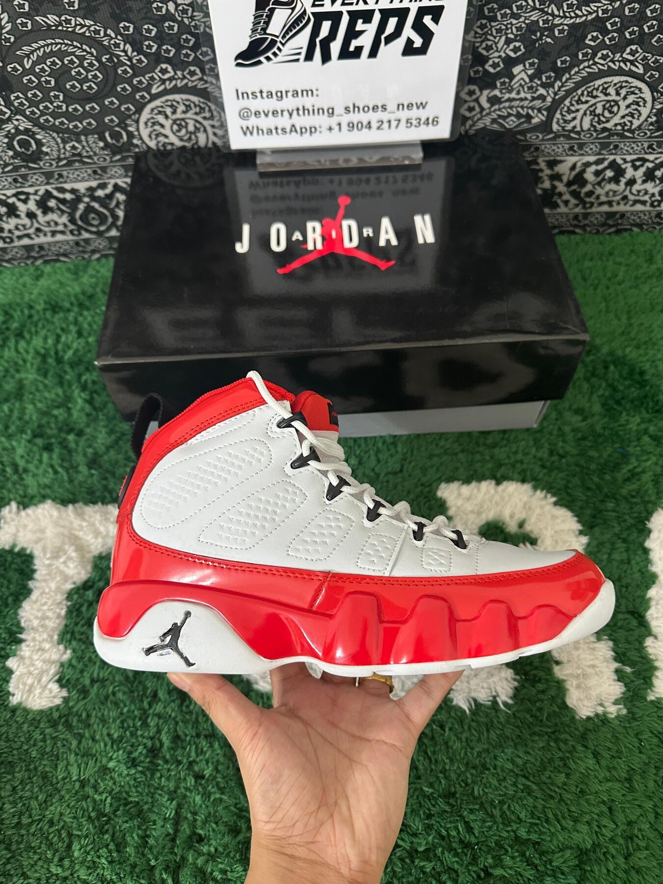 AJ9 Retro 'Gym Red' - Image 5