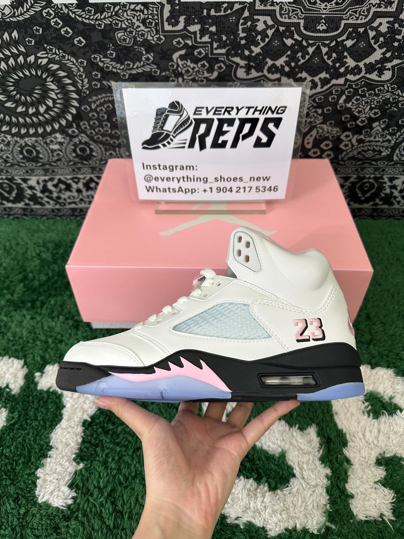 AJ5 “Medium Soft Pink” - Image 6