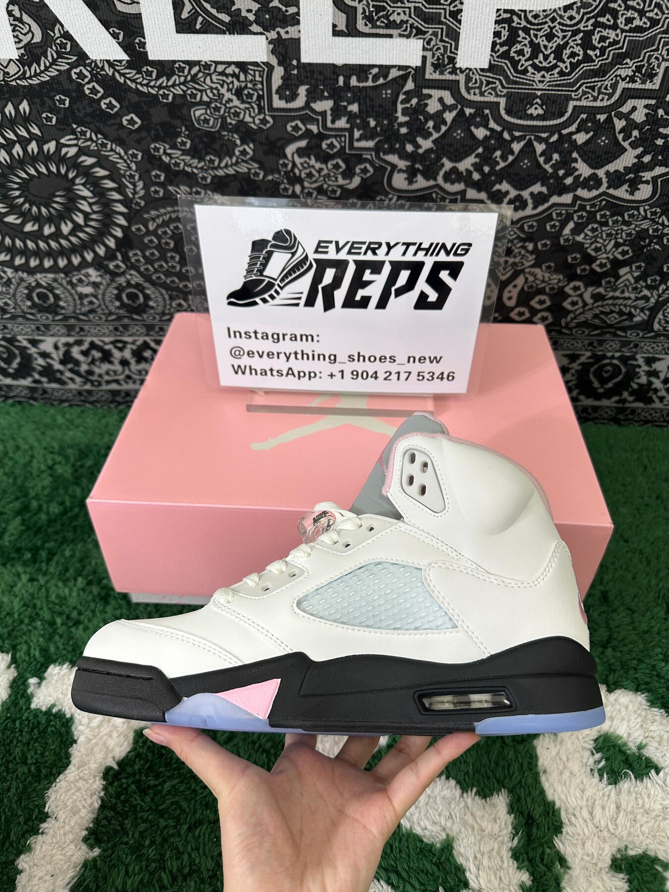 AJ5 “Medium Soft Pink” - Image 4